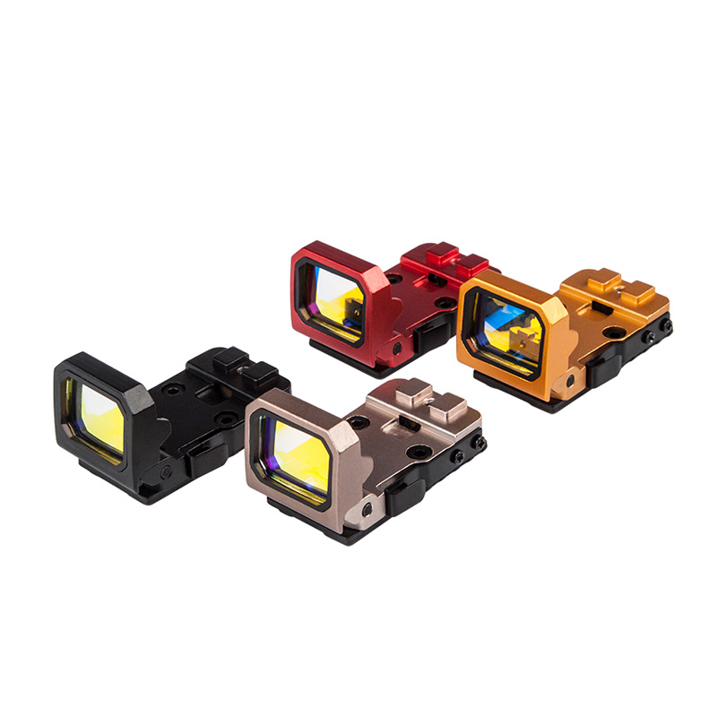 Tactical RMT Flip Red Dot Pistol Sight Holographic Reflex BLACK